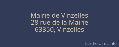 Mairie de Vinzelles