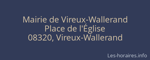 Mairie de Vireux-Wallerand
