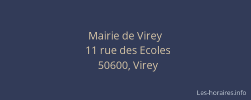 Mairie de Virey
