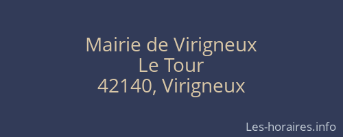 Mairie de Virigneux