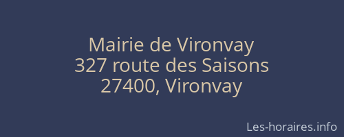 Mairie de Vironvay