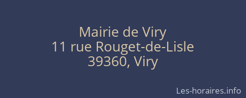 Mairie de Viry