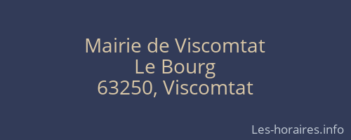 Mairie de Viscomtat