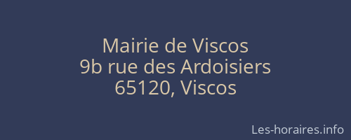 Mairie de Viscos