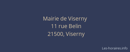 Mairie de Viserny