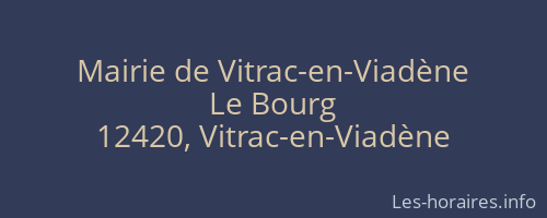 Mairie de Vitrac-en-Viadène