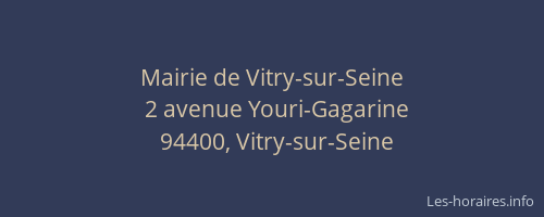 Mairie de Vitry-sur-Seine