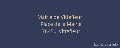Mairie de Vittefleur