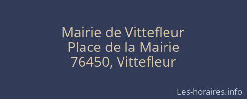 Mairie de Vittefleur