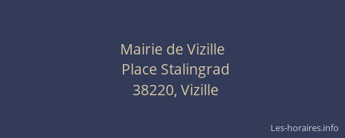 Mairie de Vizille