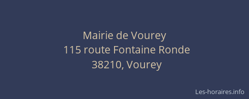 Mairie de Vourey