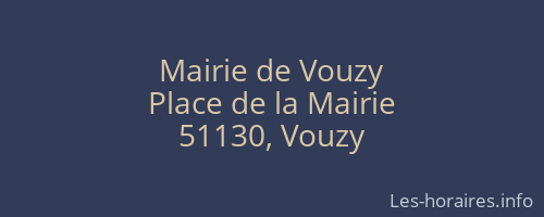 Mairie de Vouzy