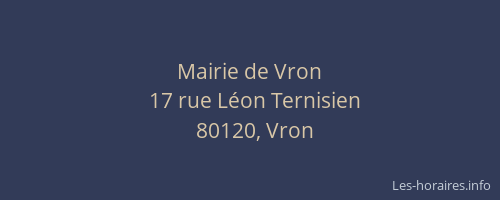 Mairie de Vron