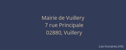 Mairie de Vuillery