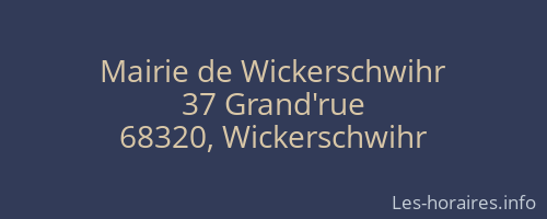 Mairie de Wickerschwihr