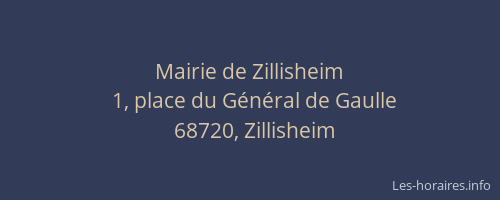 Mairie de Zillisheim