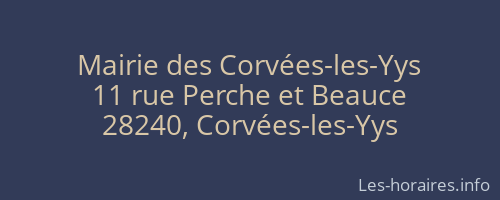 Mairie des Corvées-les-Yys