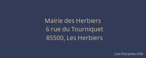 Mairie des Herbiers