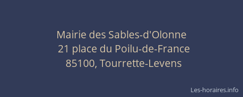 Mairie des Sables-d'Olonne