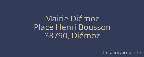 Mairie Diémoz
