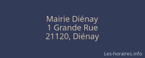 Mairie Diénay