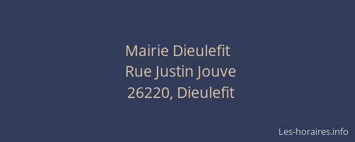 Mairie Dieulefit