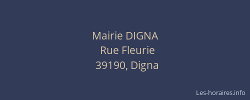 Mairie DIGNA