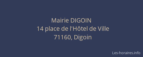 Mairie DIGOIN