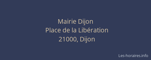 Mairie Dijon