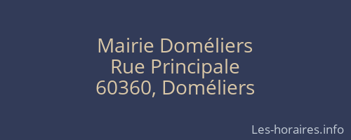 Mairie Doméliers