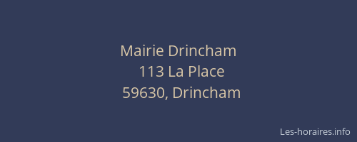 Mairie Drincham