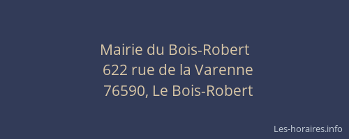 Mairie du Bois-Robert