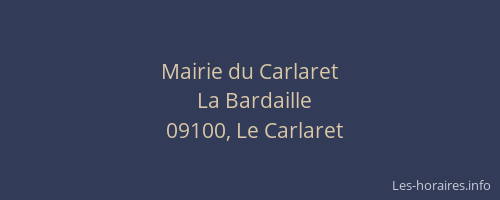 Mairie du Carlaret