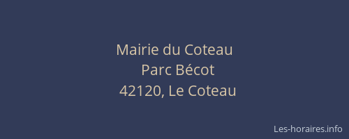 Mairie du Coteau
