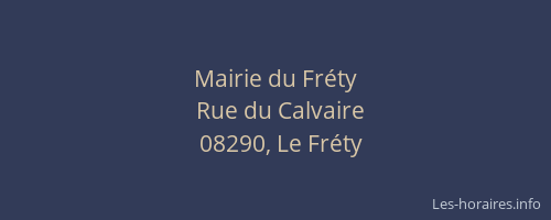 Mairie du Fréty