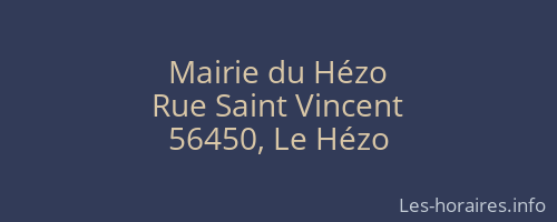 Mairie du Hézo