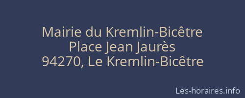 Mairie du Kremlin-Bicêtre