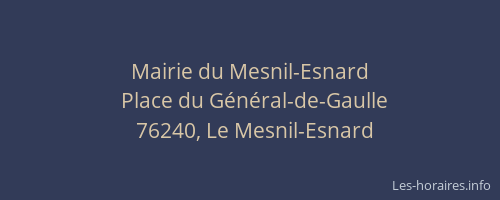 Mairie du Mesnil-Esnard