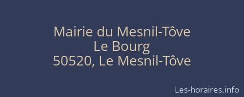 Mairie du Mesnil-Tôve