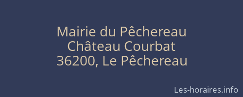 Mairie du Pêchereau
