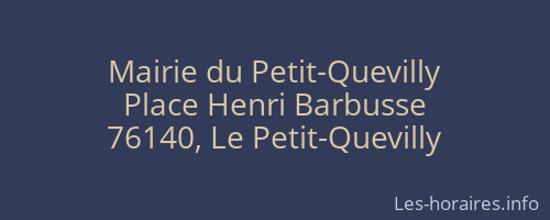 Mairie du Petit-Quevilly