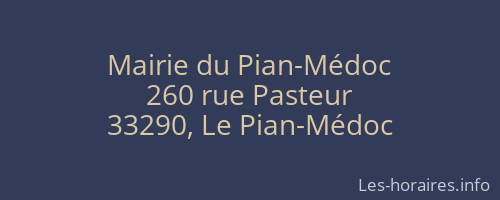 Mairie du Pian-Médoc