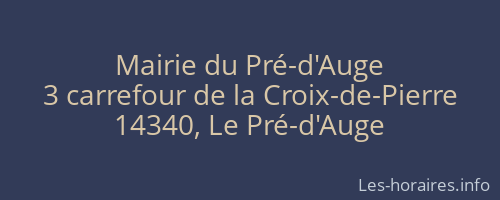 Mairie du Pré-d'Auge