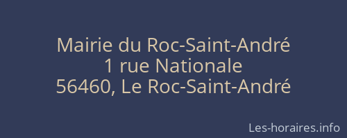 Mairie du Roc-Saint-André