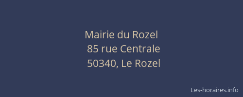 Mairie du Rozel