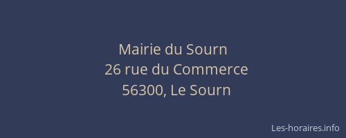 Mairie du Sourn
