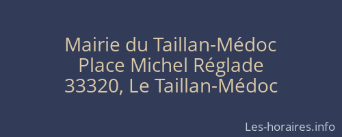 Mairie du Taillan-Médoc