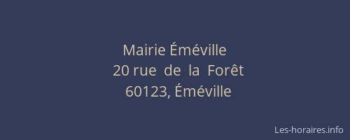 Mairie Éméville