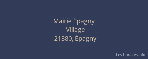 Mairie Épagny