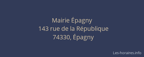 Mairie &Eacute;pagny